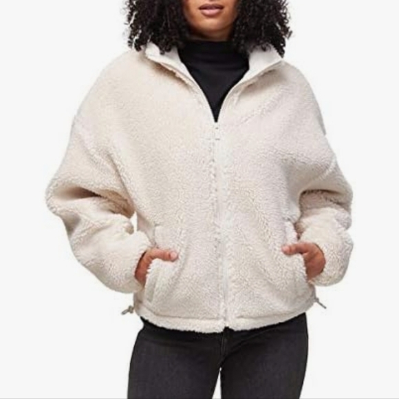 ALO Yoga Jackets & Blazers - Alo Yoga womens Flurry Sherpa Jacket Faux Fur Coat Size Medium